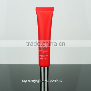 Red pe tube for cream packaging with tube manufacturers