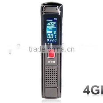 4G Digital Voice Recorder With LCD display With A-B repeat function Built-in speaker Support OS