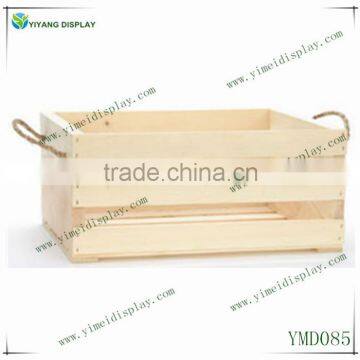 Wood Beverage Crate Display custom design YMD085