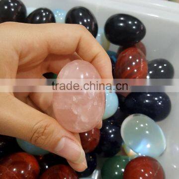 Vivid Small Rose Quartz Stone Eggs for Sale