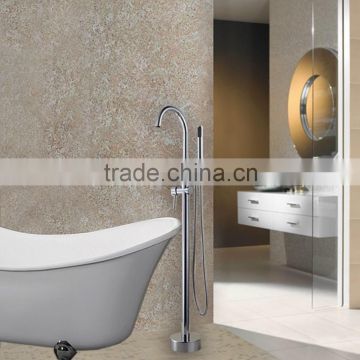 Floor Standing Solid Brass Modern Simple Design Bath Faucet BF005