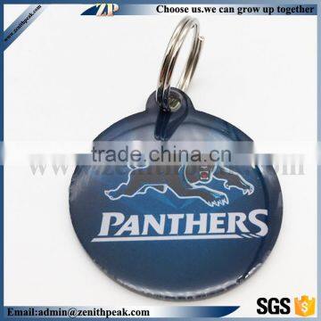fashion printing cartoon aluminum brass men custom metal dog tag