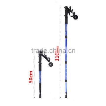 Super Light Folded Alpenstock/Outdoor Climbing Walking Stick photo-2