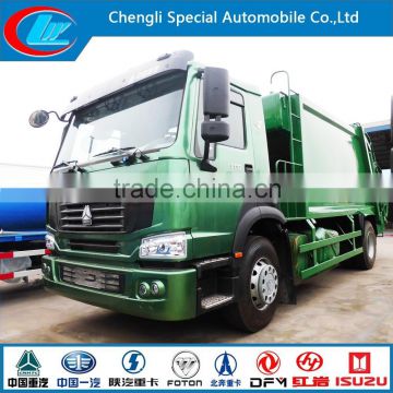 Sinotruk HOWO Garbage Compactor Truck 10 wheels compressed garbage truck 18 Tons capacity garbage trucks