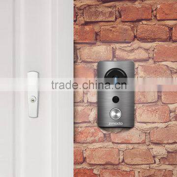 Zmodo private design two-way audio with PIR long distance night view camera Pivot smart doorbell