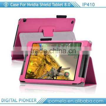 Bookstyle leather tablet case for Nvidia Shield Tablet