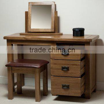 Solid wood framed bedroom dressing mirror