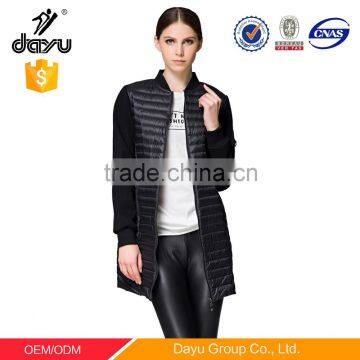 Wholesale maxi winter coat women winter down jacket quilted parka down garments