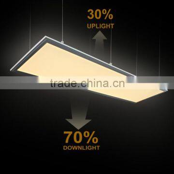 1x4ft dual side display LED panel, 54W, 30% uplight& 70% downlight, pendant moutned