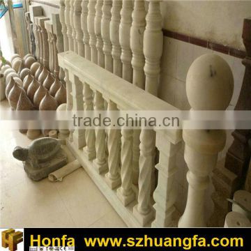 Honey White Marble balcony railing