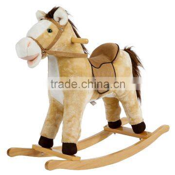 moving animated plush horse