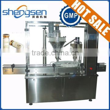 Automatic Powder Filling And Capping Machine For Bottles