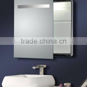 Lighting sliding door bathroom mirror cabinet