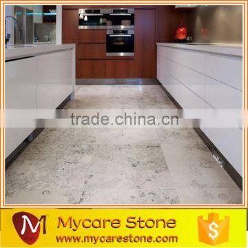 Jura beige limestone bathroom floor and wall tile