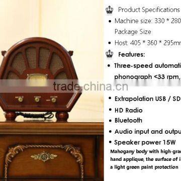 20W Active Portable Bluetooth Wooden Speaker Manufacturer Support FM Radio