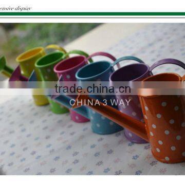 Colorful metal watering can / Small metal watering can