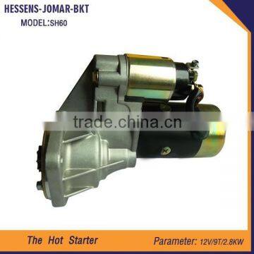 new product excavator parts 12v pull starter for SH60