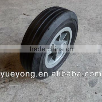 8 inch rubber powder wheel Solid tyre for trolley