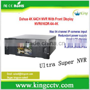 2015 Amazing Invention Max 64 Channels Support RAID Dahua 4K H.265 NVR with Front Display