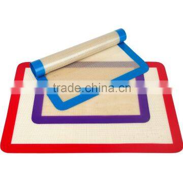 Custom Tableware Nonstick Fiberglass Silicone Baking Mat Set