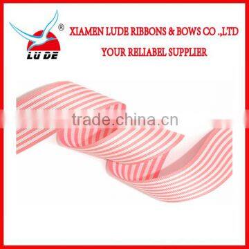 Black and White Stripe Grosgrain Ribbon