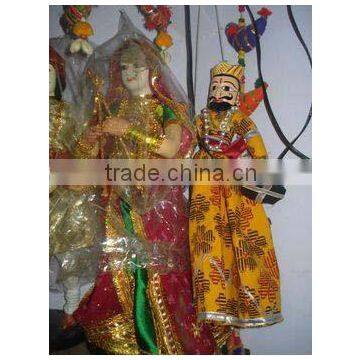 Wooden Puppets and Dolls Indian Traditional cultured Puppets and Dolls