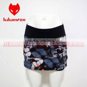 0060 OEM Sublimated 97%POLYESTER 3%SPANDEX Women Tennis Golf Skort Skirt