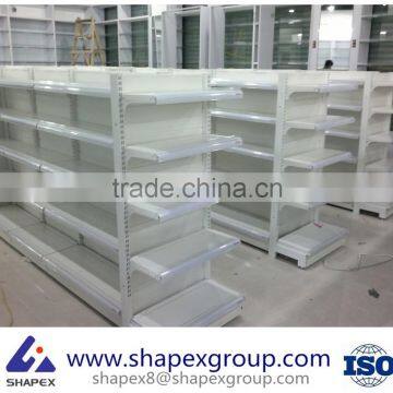 Q235b stainless steel powder coated supermarket shelf