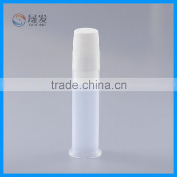 100g Empty plastic airless pump toothpaste bottle