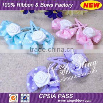 2015 New Arrival Wholesale Gift Set Hair Bow Clip