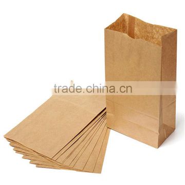 50gsm brown kraft paper bag 90*55*180 mm