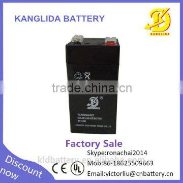 Kanglida 4v4.5ah sealed agm plastic storage boxes from China supplier