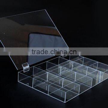 With Lid Acrylic Jewelry Holder Display Box photo-2