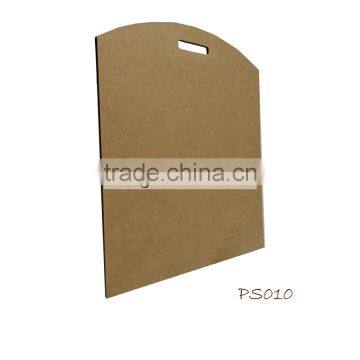 round top handheld mdf tile display boards/marble sample display board/granite stone display boards PS010