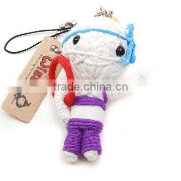 taekwondo Boy voodoo doll key chain have CE identification in new design