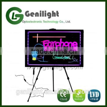 Remote Control LED Writing Advertising Board 7 Colors 46 Controlling Mode