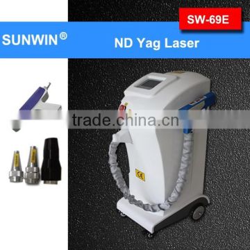 Mongolian Spots Removal Sales Promotion!ND YAG Tattoo Laser Beauty Machine (SW-69E) Q Switched Nd Yag Laser Tattoo Removal Machine