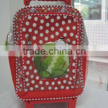 leon 600D pvc school trolley bag