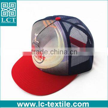 custom made digital print neon cheap snapback trucker hat for promotion