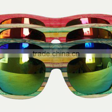 2014 Fashionable Colored Bamboo Sunglasses