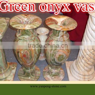 green onyx vase