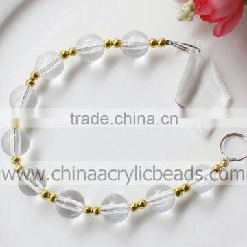 Wreath 26CM Length Curtain Plastic Prism For Tree Decoration
