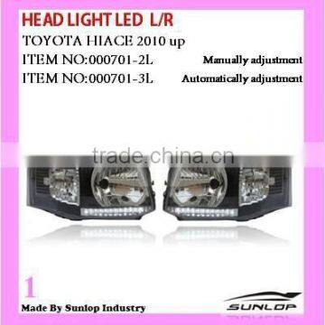 #000701-2/000701-3 commuter van LED head light Toyota hiace 200 head lamp LED