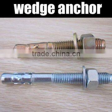 China supplier,anchor manufacturing, low price zinc plated High quality wedge anchor