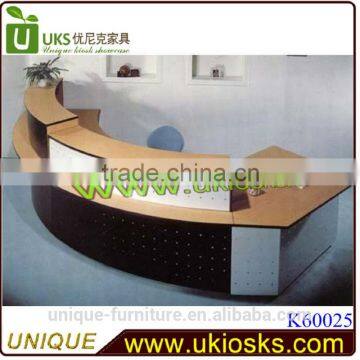 2014 UL certificated mobile wooden shop counter design, shop cash counter design