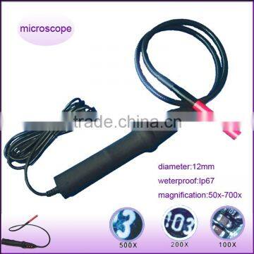 Mini Protable 0x-700x Waterproof Belt Lamp Usb Handle Electron Digital Microscope photo-1