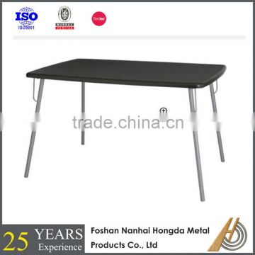 wrought iron frame metal dining table on sale