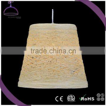 circle design dinning lighting rattan material pendant lamp in 2015