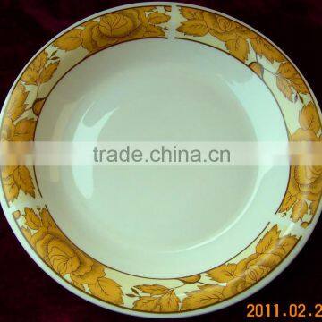 cheap 9.25 Omega Plate/high Quality 9.25 Omega deep Plate/Wholesale personalized Porcelain soup Plates