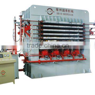 Particle board multi-layers hot press machine / plywood multilayer press